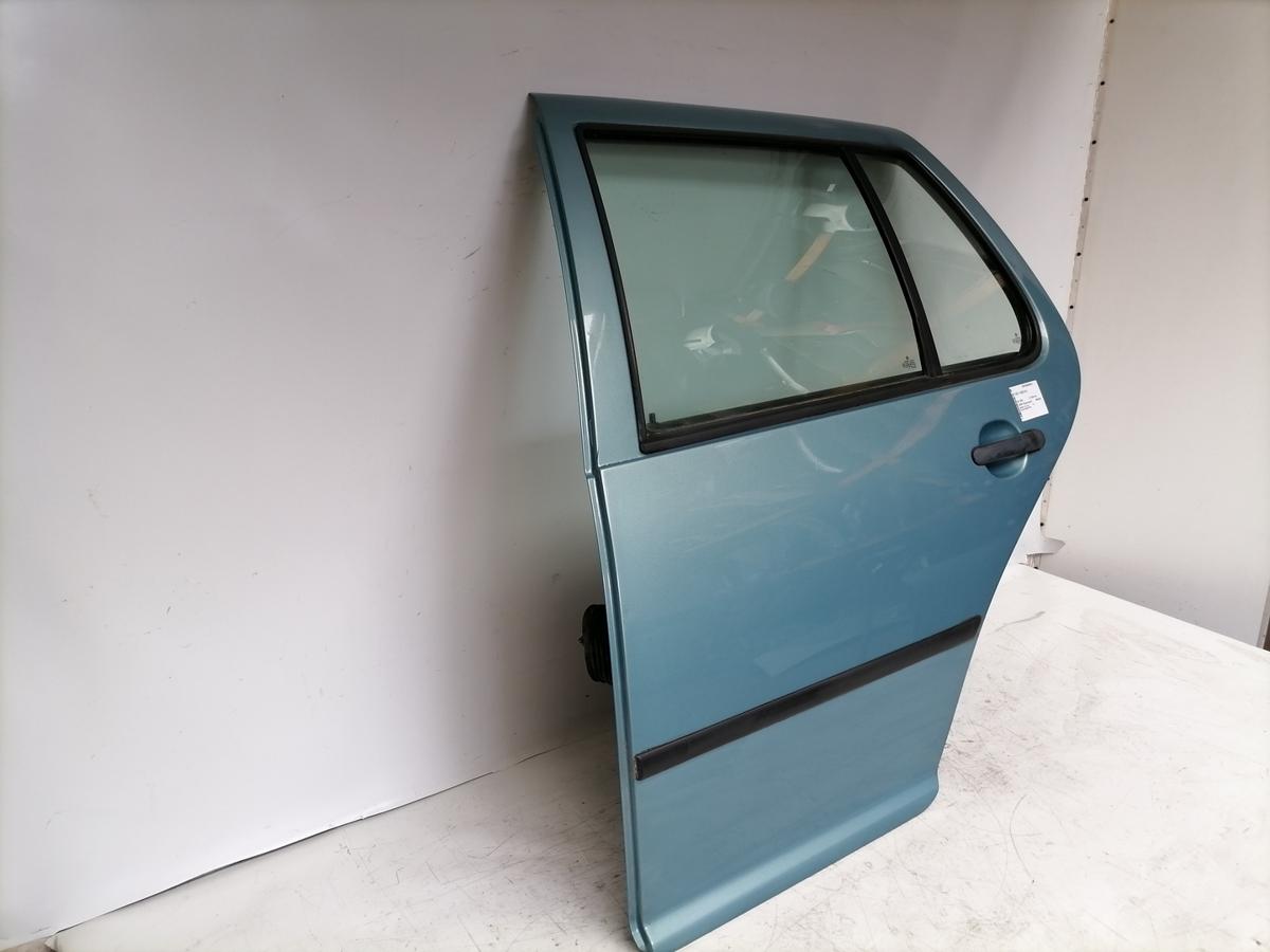VW Golf 4 original T&uuml;r hinten links LB6N Elegancegr&uuml;n Metallic Rohbau BJ03